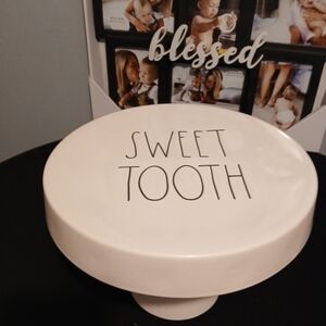 Rae Dunn Sweet Tooth Pedestal Cake Stand / Server